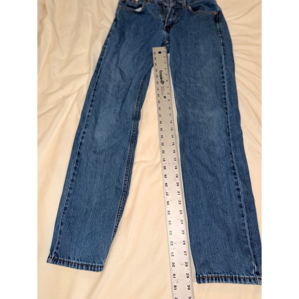 Levi Strauss 505 Regular Fit Straight Leg Jeans Medium Wash Blue W29 L34 (716) - Picture 6 of 7